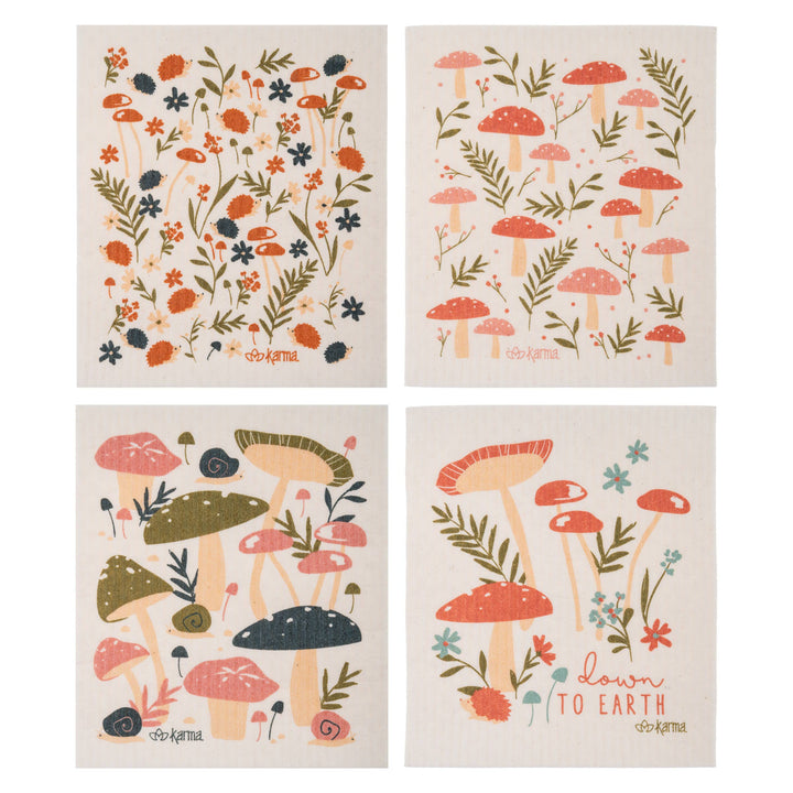 Swedish Dishcloth | Mushrooms