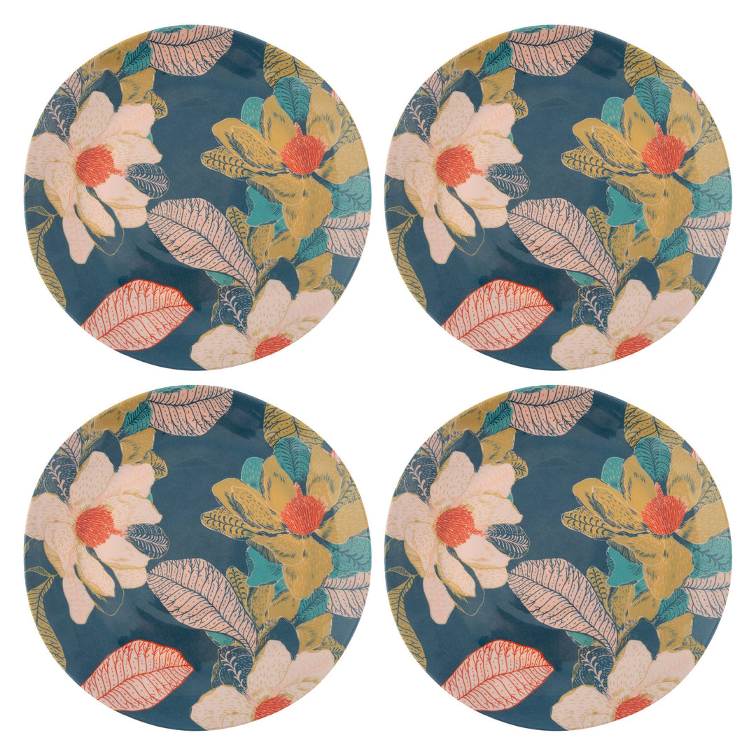 Melamine Plates | Teal Floral