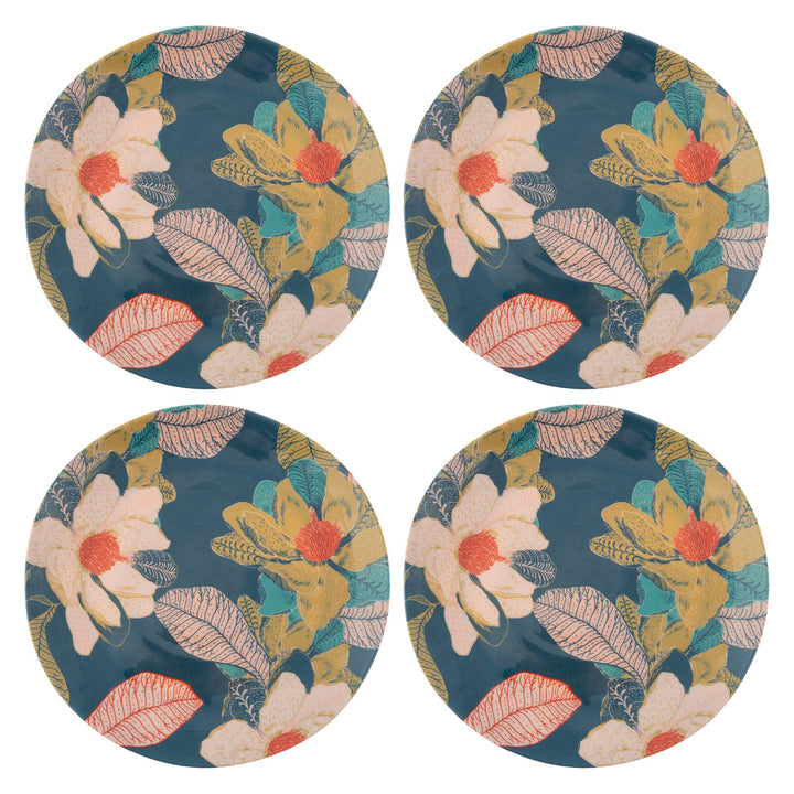 Melamine Plates | Teal Floral