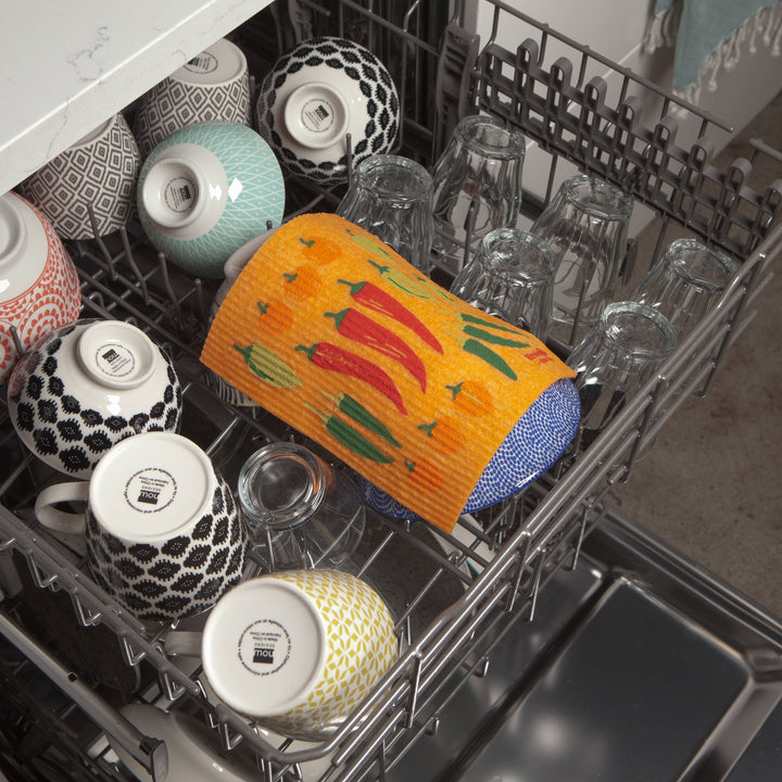Swedish Dishcloth | Chili Peppers