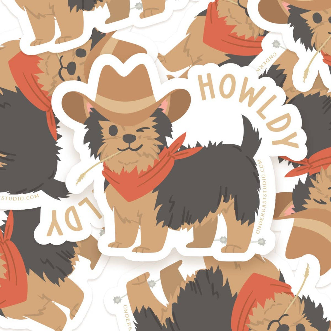 Sticker "Howldy Dog"