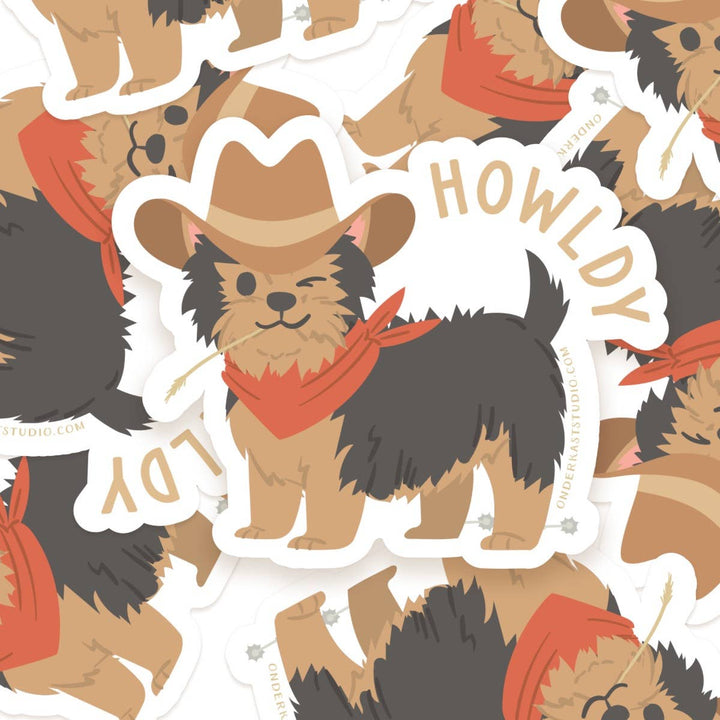 Sticker "Howldy Dog"