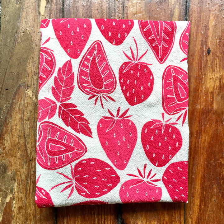 Tea Towel | Strawberries