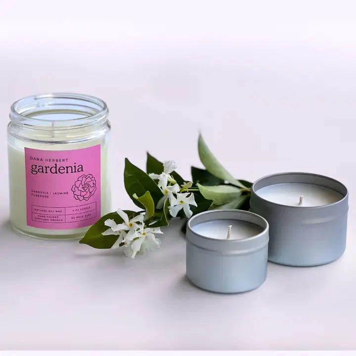 Gardenia Soy Candle Tin | 2oz