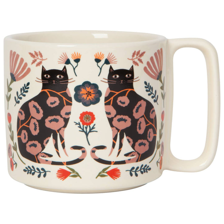 Mug | Cat Bloom White