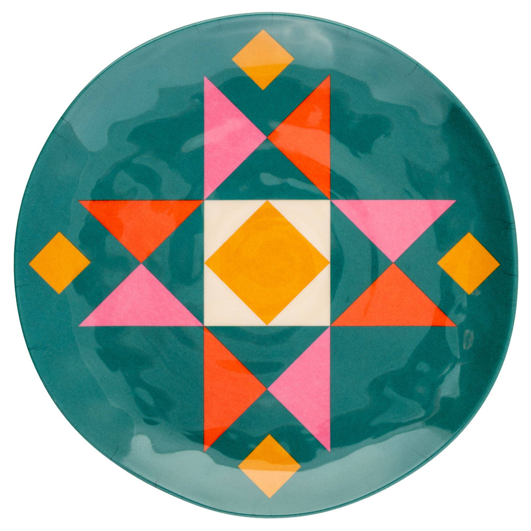 Quilt Books Melamine Salad Plates