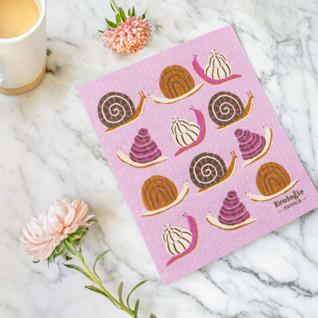 Swedish Dishcloth | Snails