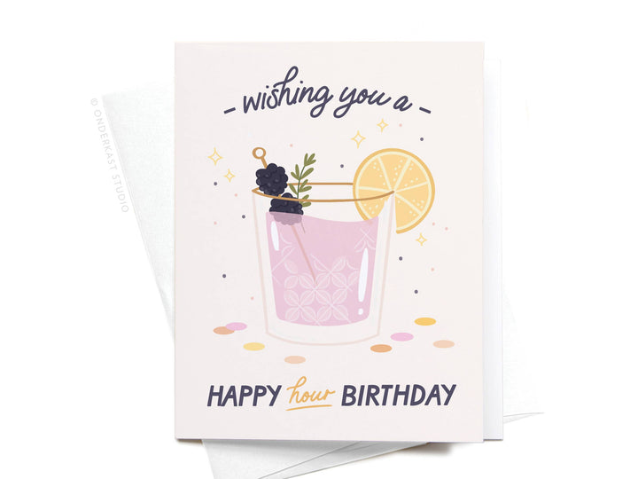 Birthday Card "Happy Hour"
