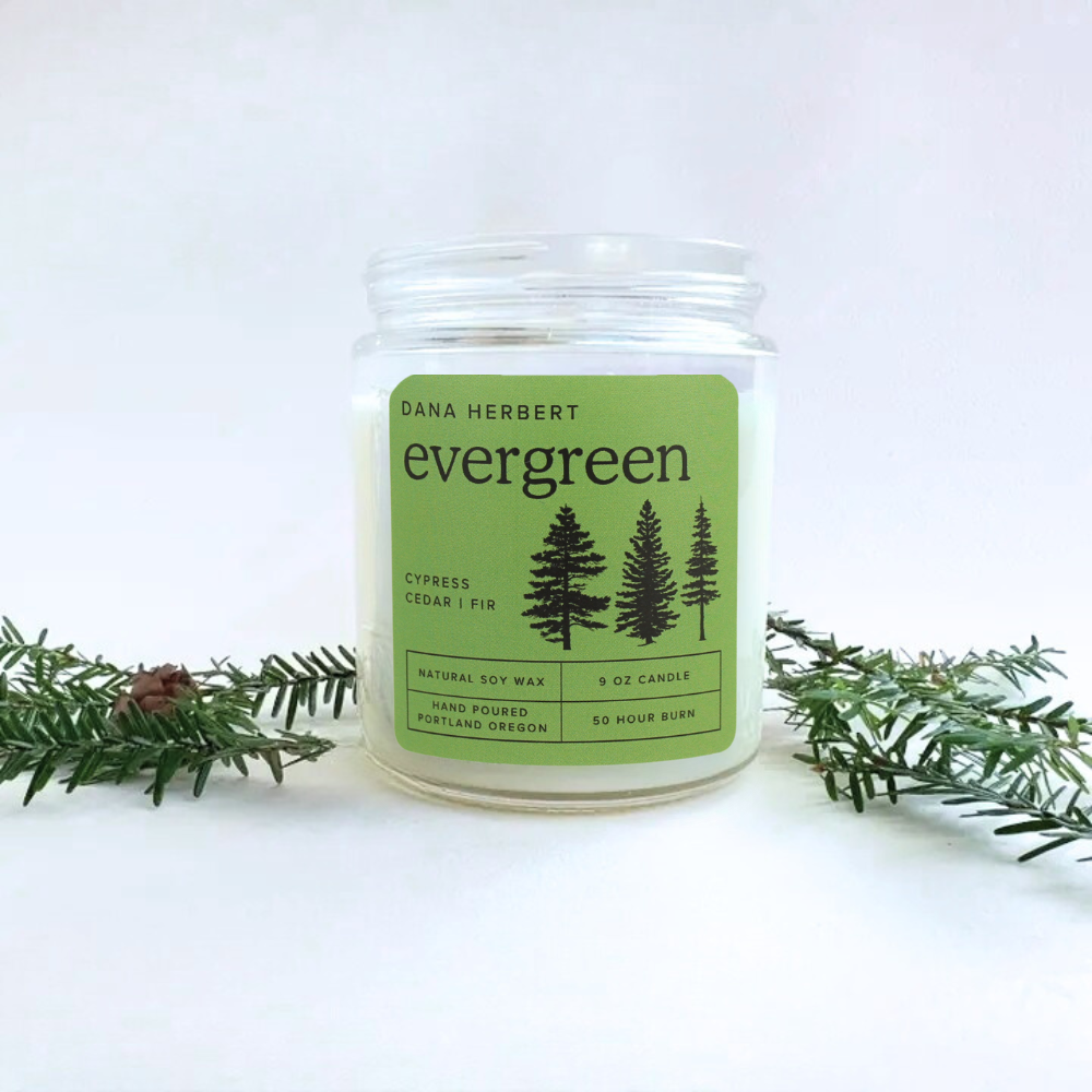Evergreen Soy Candle | 9oz