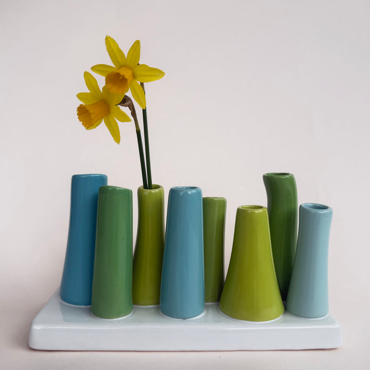 Multi Bloom Pooley Bud Vases