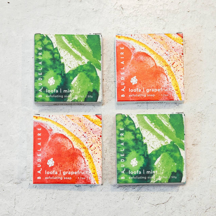 Baudelaire Loofa Guest Soaps