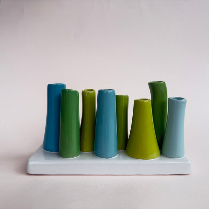 Multi Bloom Pooley Bud Vases