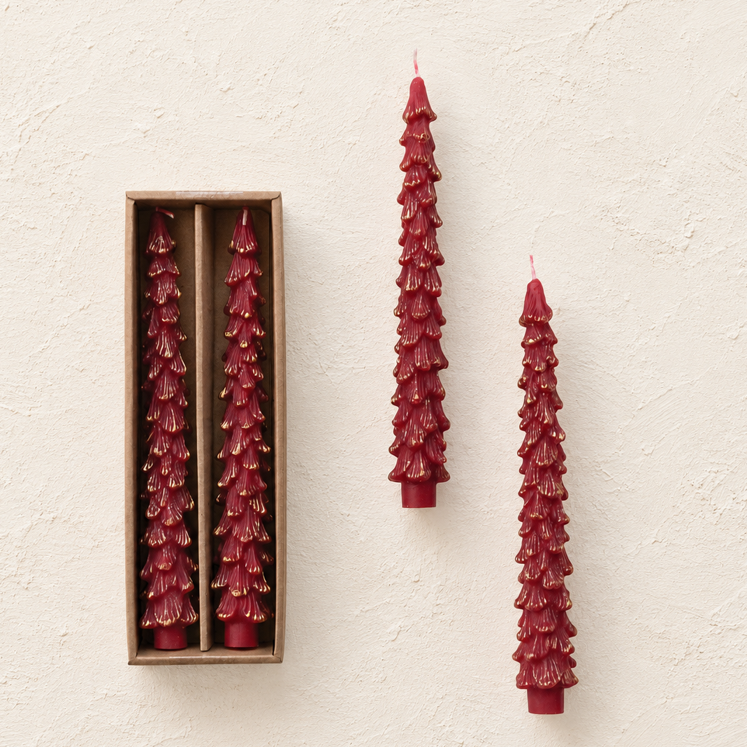 Taper Candles | Christmas Trees Tall