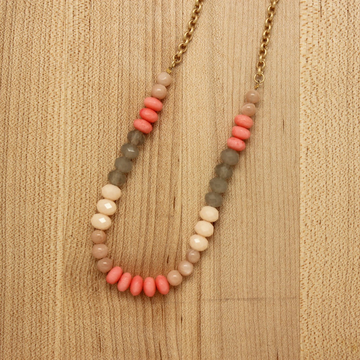 Colorblock Gem Gold Colorblock Gem Necklaces | Sale – Dana Herbert Accessories