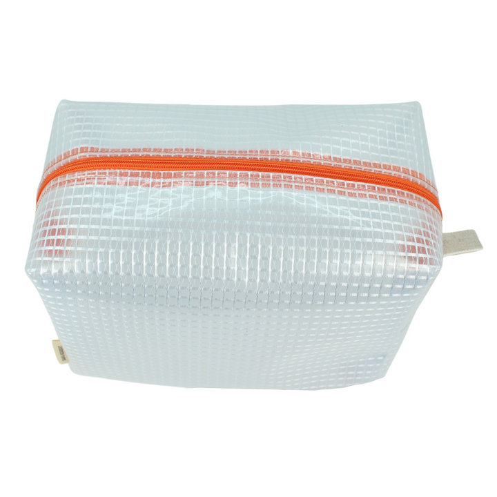 The Large Grid Vinyl Dopp Kit