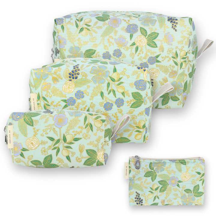 The Metallic Dopp Kit Set - S, M, L, + Coin