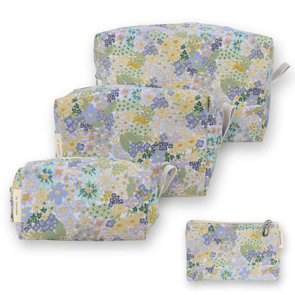 The Metallic Dopp Kit Set - S, M, L, + Coin