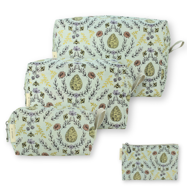 The Metallic Dopp Kit Set - S, M, L, + Coin