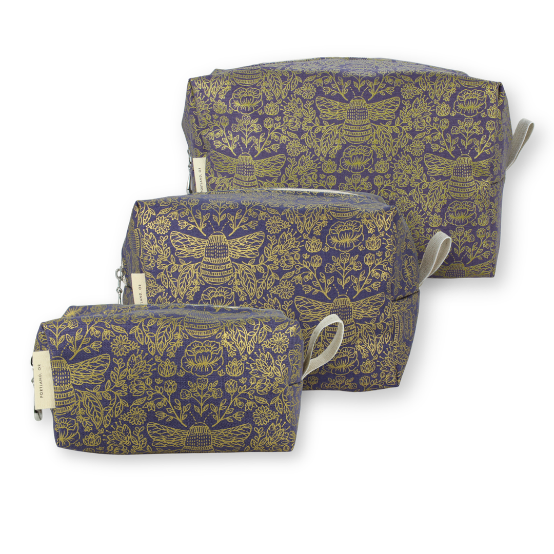 The Metallic Dopp Kit Set- S, M, L