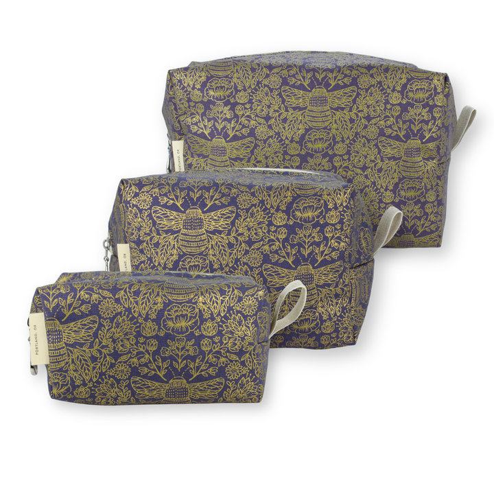 The Metallic Dopp Kit Set- S, M, L