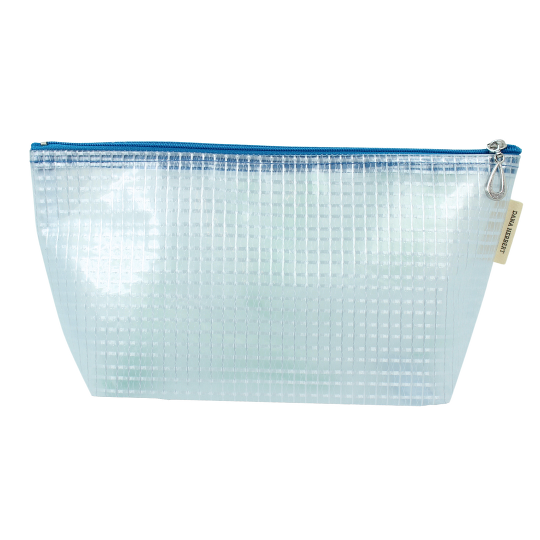 The Medium Grid Vinyl Makeup Bag