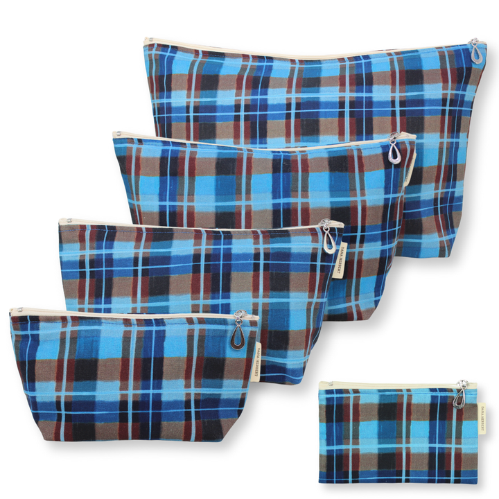 BASICS: The Makeup Bag Set - S, M, L, XL + Coin