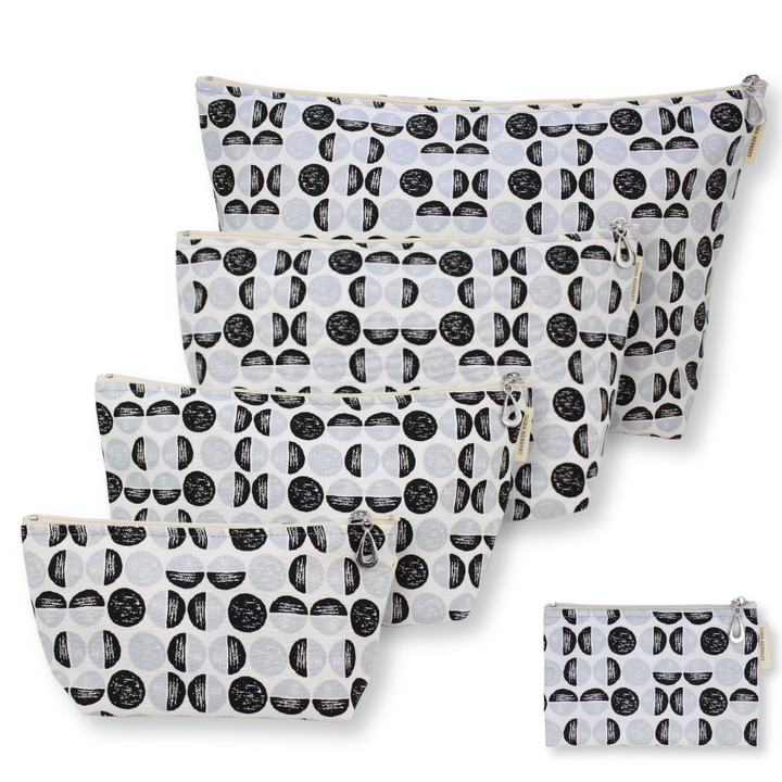 BASICS: The Makeup Bag Set - S, M, L, XL + Coin