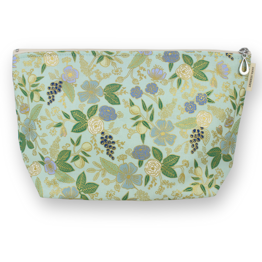 The Metallic Large Makeup Bag