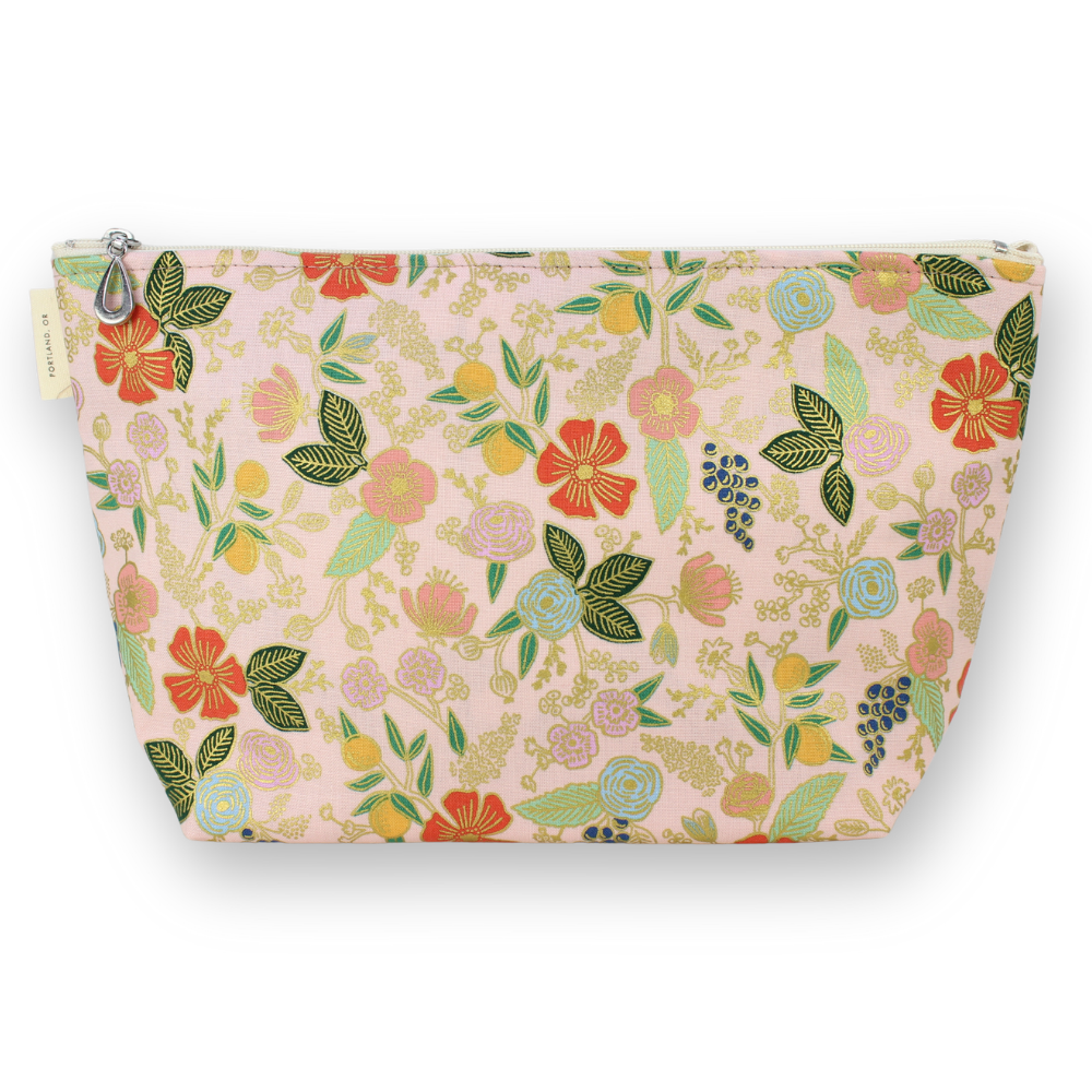 The Metallic Large Makeup Bag