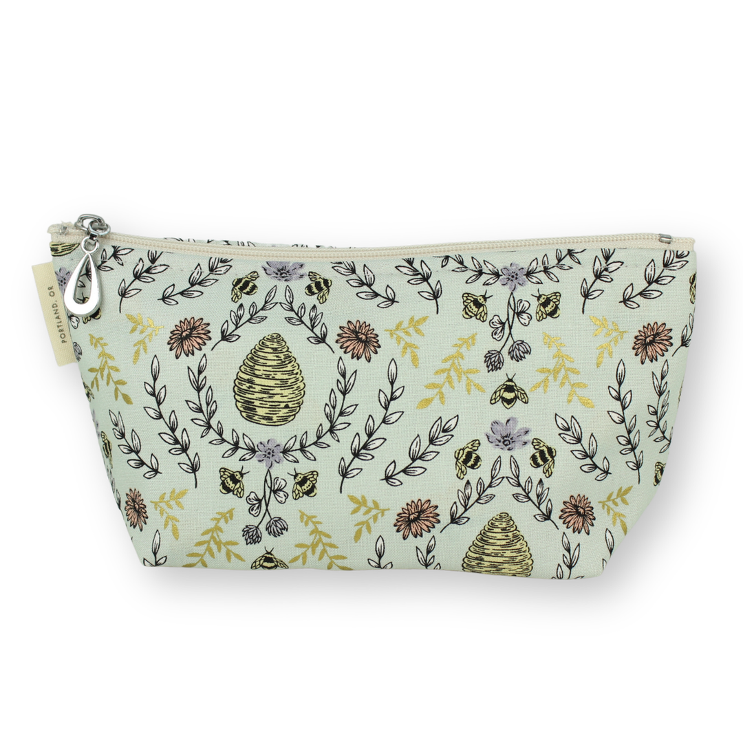 The Metallic Small Makeup Bag