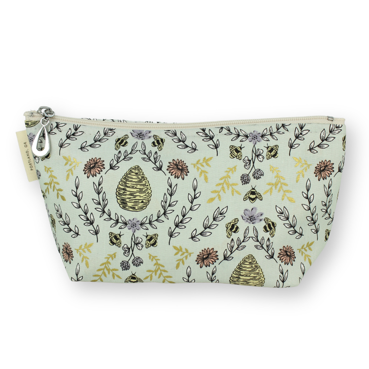 The Metallic Small Makeup Bag