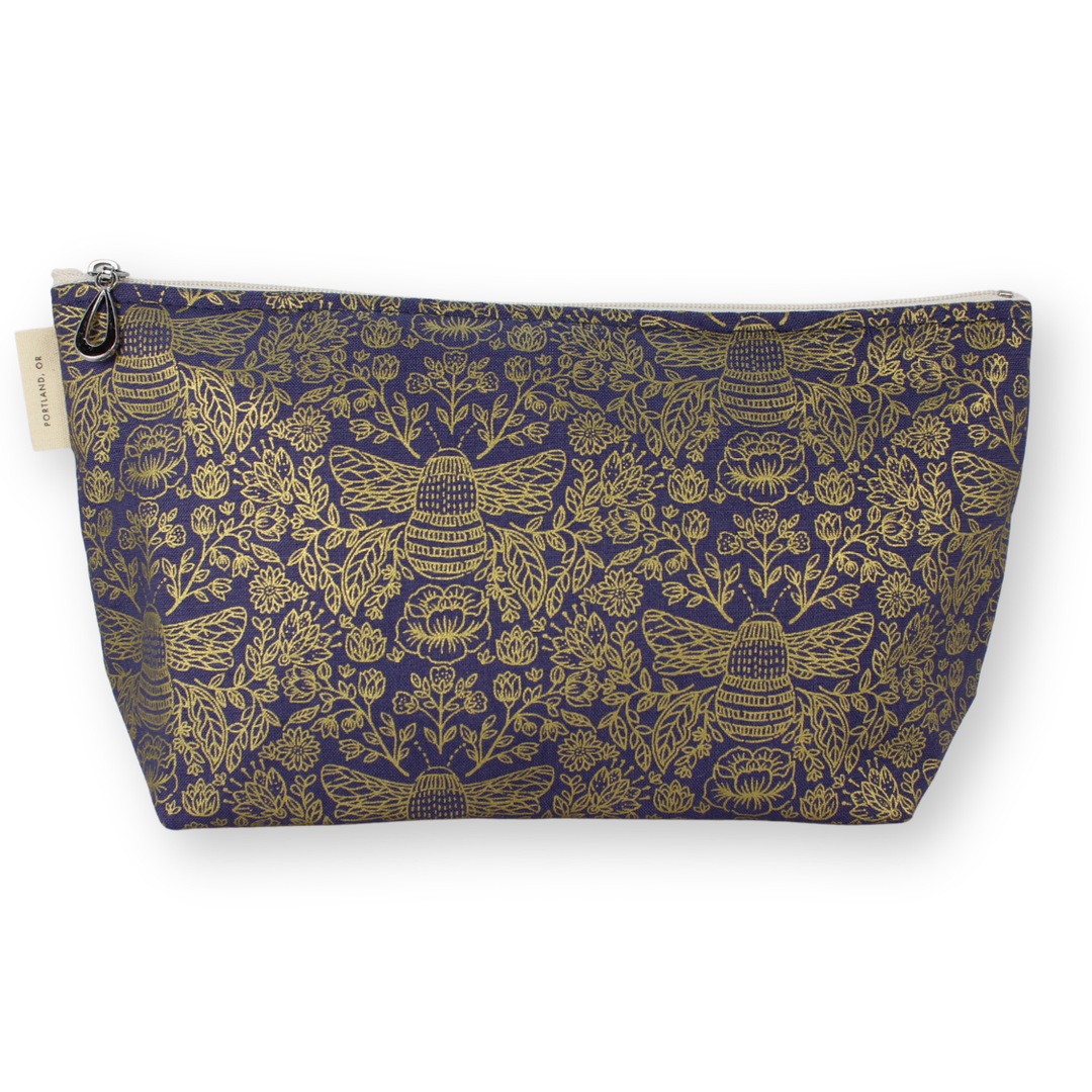 The Metallic Medium Makeup Bag