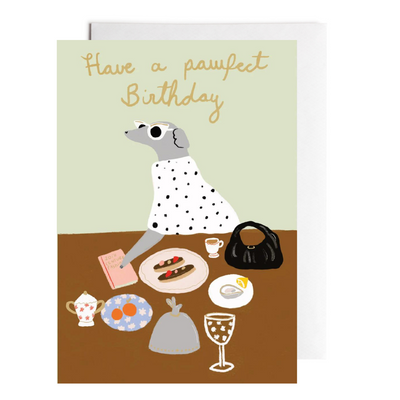 Birthday Card "Fashion Dog"