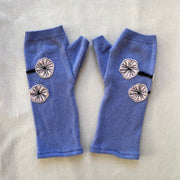 Fingerless Cashmere Gloves "Cherry Blossom"