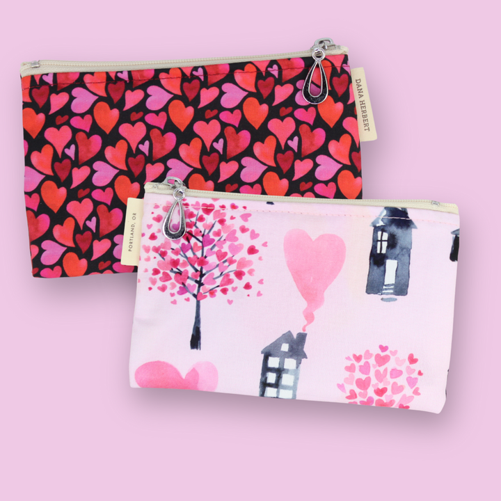 Valentine's Cotton Coin Purse