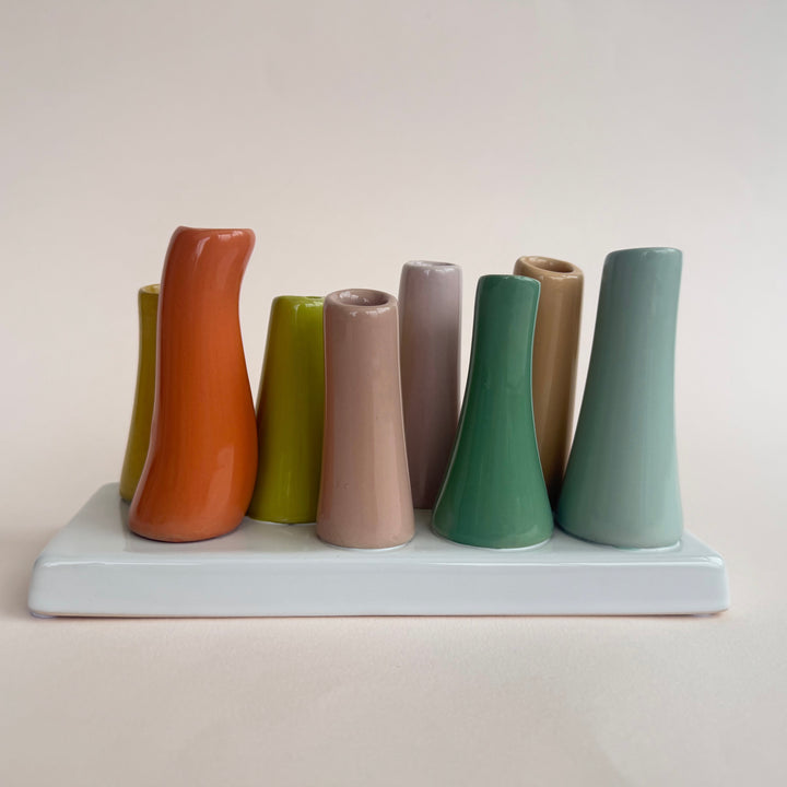Multi Bloom Pooley Bud Vases