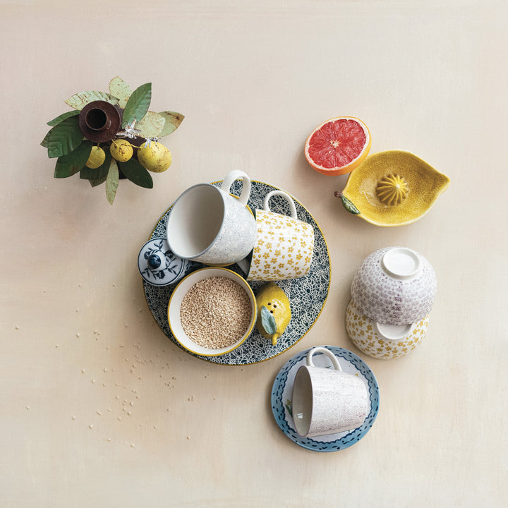 Mugs | Hand-Stamped Stoneware