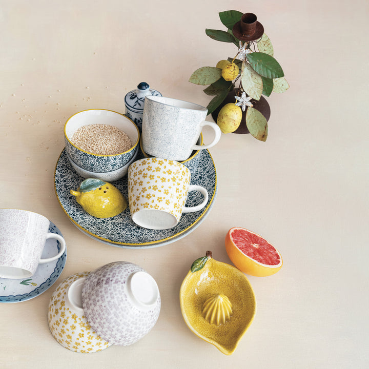 Mugs | Hand-Stamped Stoneware