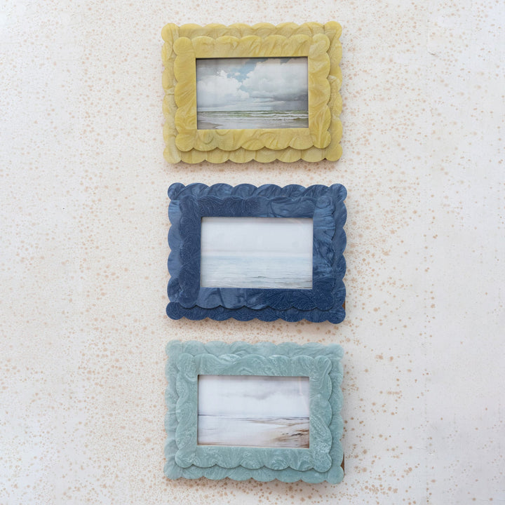 Picture Frames | Scalloped Resin 4x6