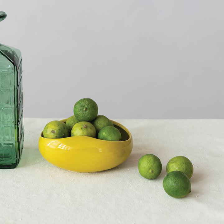 Chartreuse Stoneware Dish