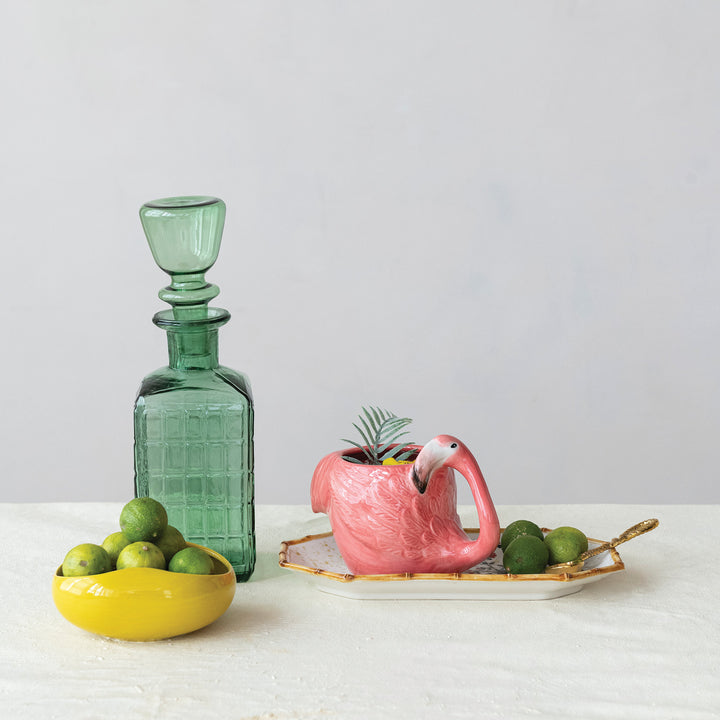 Chartreuse Stoneware Dish