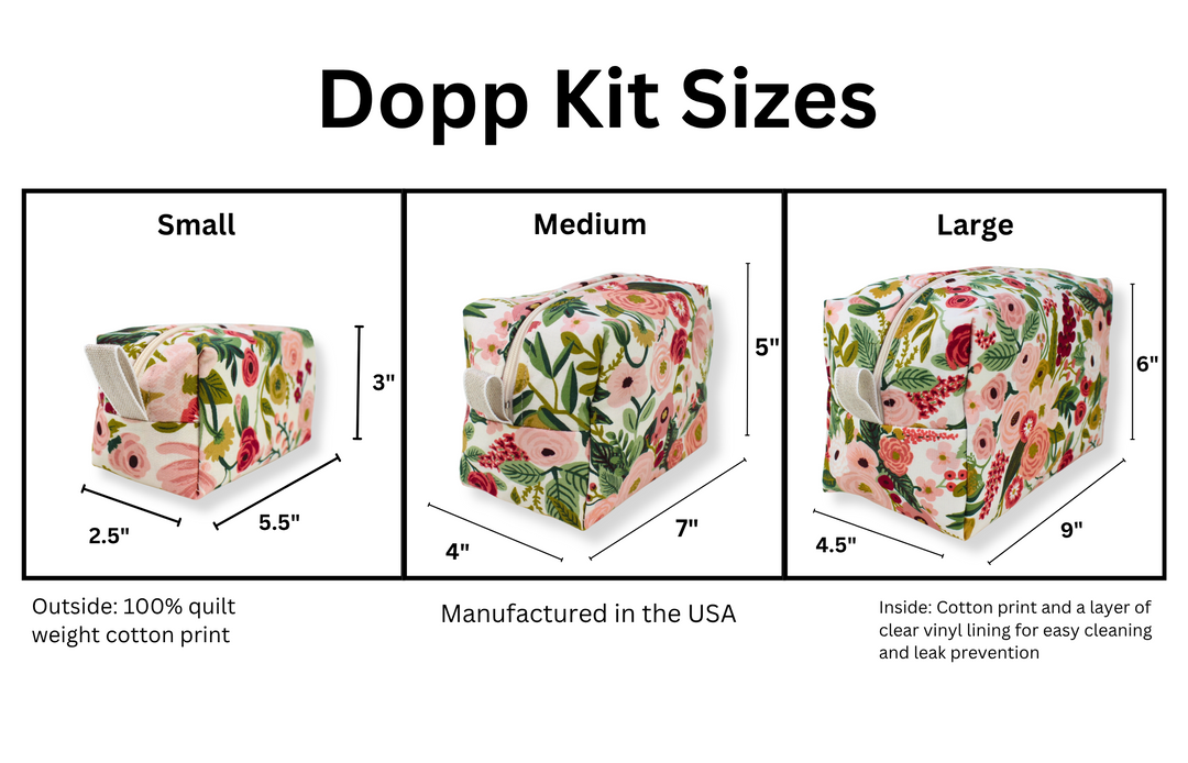 The Dopp Kit Set - S, M, L, + Coin