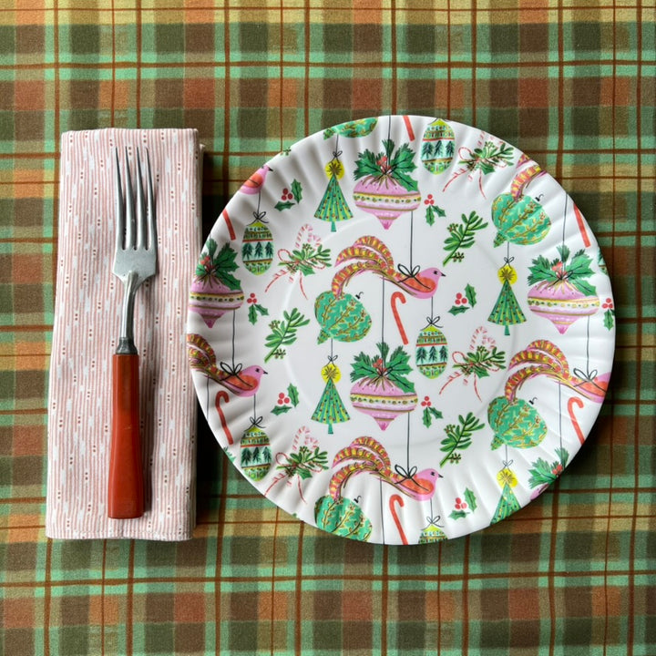 Melamine "Paper" Plates | Christmas