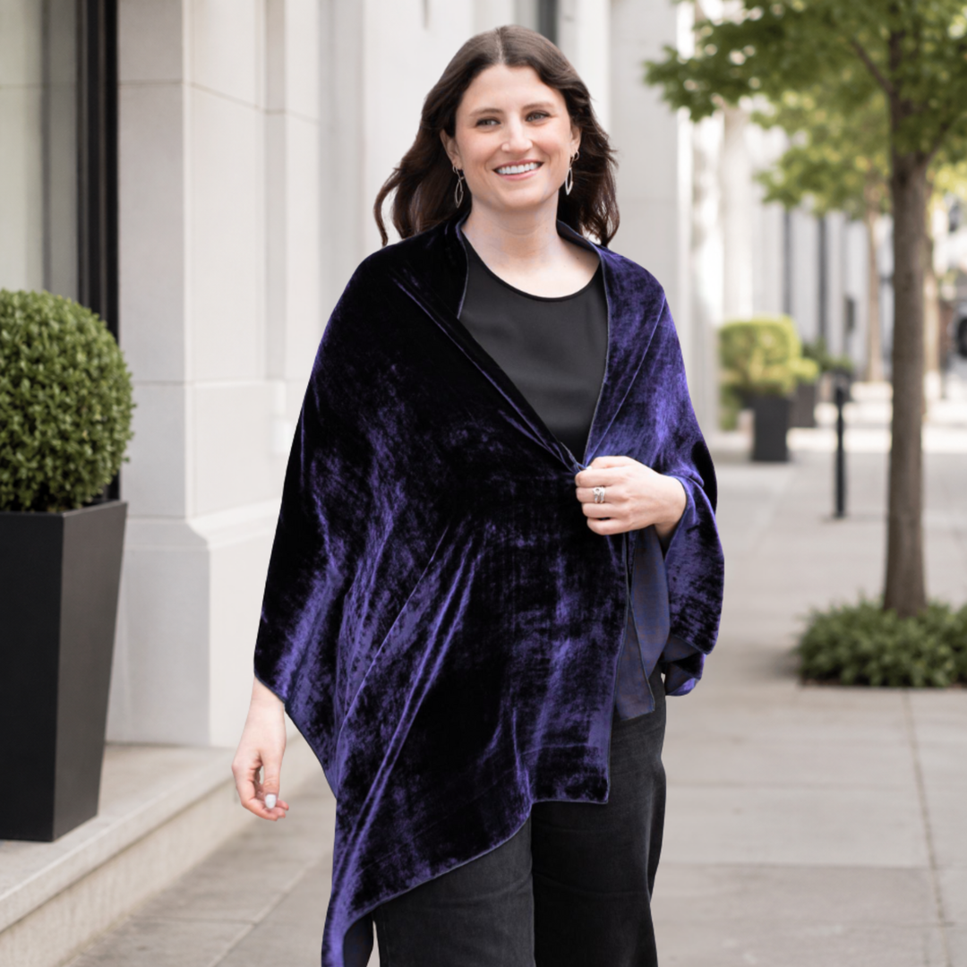 Silk Velvet Shawl
