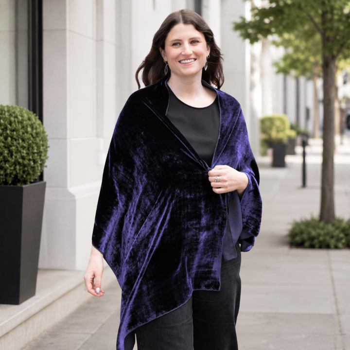 Silk Velvet Shawl