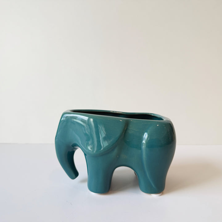 Planter | Teal Elephant