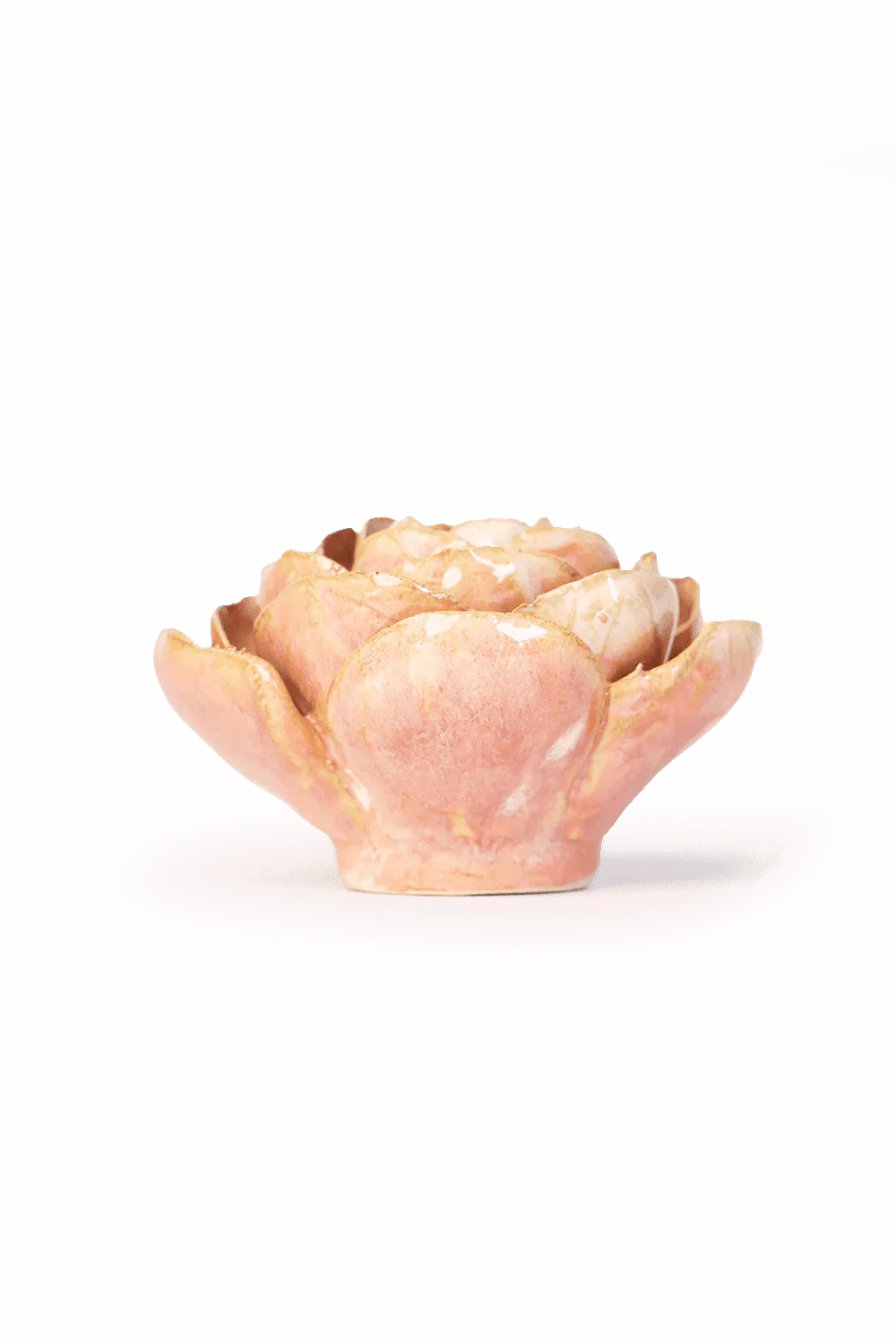 Ceramic Wall Flower | Peach Pink Peony