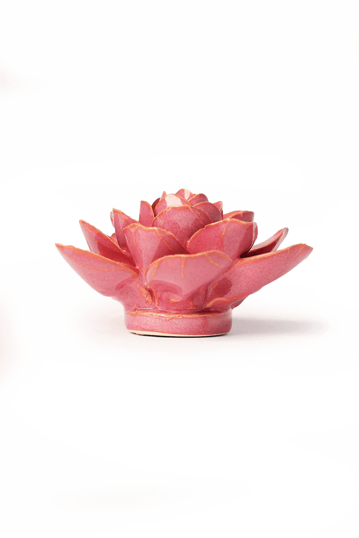 Ceramic Wall Flower | Blush Pink Begonia