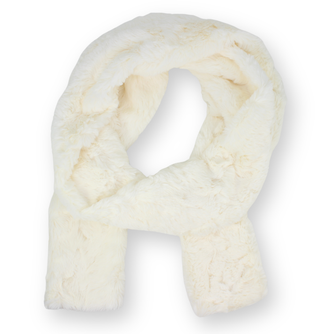 Faux Fur Narrow Oblong Scarf