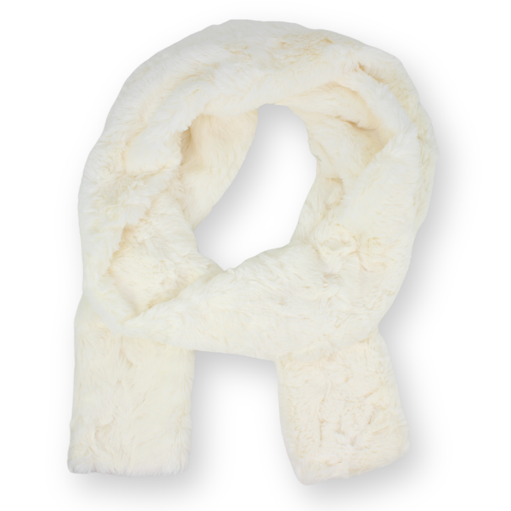 Faux Fur Narrow Oblong Scarf